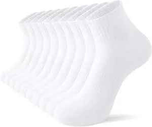 Irisbear Ankle Socks for Women, Cotton Gym Socks Thin Running Socks 5 Pairs Irisbear Ankle Socks for Women, Cotton Gym Socks Thin Running Socks 5 Pairs