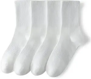 YUWELL Womens Striped Crew Socks, Cotton Socks for Women 4Pairs,Size 5-10 | Cozy Casual Socks YUWELL Womens Striped Crew Socks, Cotton Socks for Women 4Pairs,Size 5-10 | Cozy Casual Socks