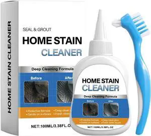 Home Stain Cleaner Gel, Washing Machine Cleaner with Brush, Home RemoverGel for Washing Machine, Refrigerator Strips, Deep Cleaning Gel for Tiles, Kitchen Sinks, Walls, Bathrooms (100 ML) Home Stain Cleaner Gel, Washing Machine Cleaner with Brush, Home RemoverGel for Washing Machine, Refrigerator Strips, Deep Cleaning Gel for Tiles, Kitchen Sinks, Walls, Bathrooms (100 ML)