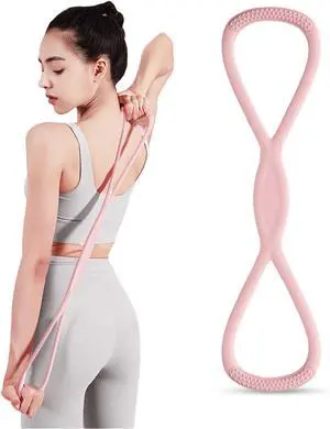 Figure 8 Resistance Band, Figure 8 Resistance Bands for Women Men,Resistance Band Figure for Working Out, Non-Slip Handles, Home Gym, Yoga & Physical Therapy Figure 8 Resistance Band, Figure 8 Resistance Bands for Women Men,Resistance Band Figure for Working Out, Non-Slip Handles, Home Gym, Yoga & Physical Therapy