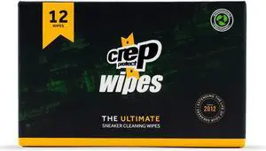 Crep Protect Shoe Wipes - Biodegradable, Dual-Sided Sneaker Cleaning Wipes for Quick Dirt & Scuff Removal - Individually Wrapped (Pack of 12) Crep Protect Shoe Wipes - Biodegradable, Dual-Sided Sneaker Cleaning Wipes for Quick Dirt & Scuff Removal - Individually Wrapped (Pack of 12)