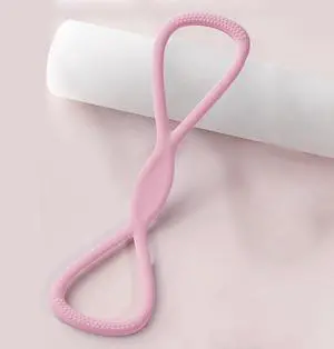 Figure 8 Resistance Bands for Women & Men 15LB Silicone Pull Rope for Shoulder, Back & Arm Workout Non-Slip Handles, Home Gym, Yoga & Physical Therapy Toning, Posture Correction Figure 8 Resistance Bands for Women & Men 15LB Silicone Pull Rope for Shoulder, Back & Arm Workout Non-Slip Handles, Home Gym, Yoga & Physical Therapy Toning, Posture Correction