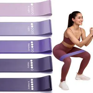 Resistance Loop Exercise Bands for Working Out, Fitness Elastic Bands, Workout Bands for Home Gym, Stretching, Yoga, Pilates, Physical Therapy (5pcs Set) Resistance Loop Exercise Bands for Working Out, Fitness Elastic Bands, Workout Bands for Home Gym, Stretching, Yoga, Pilates, Physical Therapy (5pcs Set)
