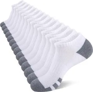 Heatuff 7 Pairs Mens Cushioned Ankle Socks Low Cut Athletic Breathable Comfort Casual Socks Heatuff 7 Pairs Mens Cushioned Ankle Socks Low Cut Athletic Breathable Comfort Casual Socks