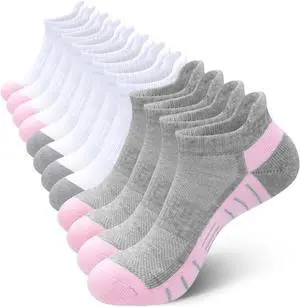 Rehelu Womens Ankle Socks Athletic Cushioned Running Low Cut Socks 6 Pairs | with Tab Rehelu Womens Ankle Socks Athletic Cushioned Running Low Cut Socks 6 Pairs | with Tab