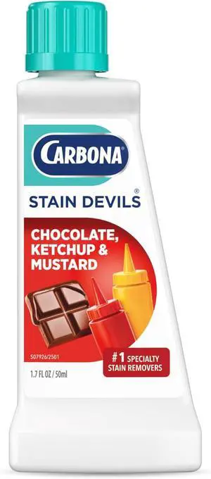 Carbona Stain Devils Spot Remover For Ketchup, Mustard And Chocolates 1.7 Oz Carbona Stain Devils Spot Remover For Ketchup, Mustard And Chocolates 1.7 Oz