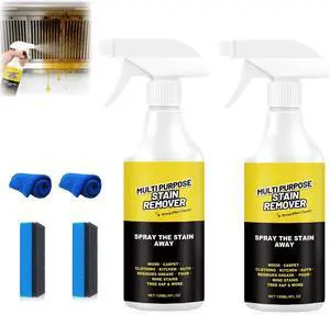 2PCS Multi Purpose Stain Remover, A Powerful Cleaner, Kitchen Multi-purpose Foam Cleaner, Fast Acting Cleaner for Kitchen Countertops, Floors, Toilets, Cars(120ML) 2PCS Multi Purpose Stain Remover, A Powerful Cleaner, Kitchen Multi-purpose Foam Cleaner, Fast Acting Cleaner for Kitchen Countertops, Floors, Toilets, Cars(120ML)