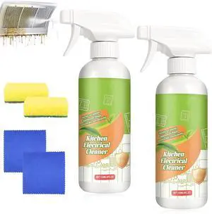 2PCS Kitchen Cleaner Remover Spray,Multifunctional Kitchen Appliance Cleaner,Kitchen Enzyme Cleaner,For Cooktop,Stove,Oven,Microwave & Oil Stains 2PCS Kitchen Cleaner Remover Spray,Multifunctional Kitchen Appliance Cleaner,Kitchen Enzyme Cleaner,For Cooktop,Stove,Oven,Microwave & Oil Stains