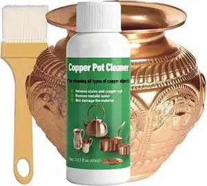 Copper Pot Cleaner,Removes Tarnish from Copper Wares,Copper Polish(60ml) | Copper Cleaning, Restores Shine Removes Tarnish from Copper Wares,Metal Polishing Compound detergent Copper Pot Cleaner,Removes Tarnish from Copper Wares,Copper Polish(60ml) | Copper Cleaning, Restores Shine Removes Tarnish from Copper Wares,Metal Polishing Compound detergent