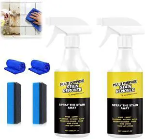 2PCS Multi Purpose Stain Remover, Foam Cleaner Spray, A powerful cleaner for kitchens, Fast Acting Cleaner for Kitchen Countertops, Floors, Toilets, Cars 2PCS Multi Purpose Stain Remover, Foam Cleaner Spray, A powerful cleaner for kitchens, Fast Acting Cleaner for Kitchen Countertops, Floors, Toilets, Cars