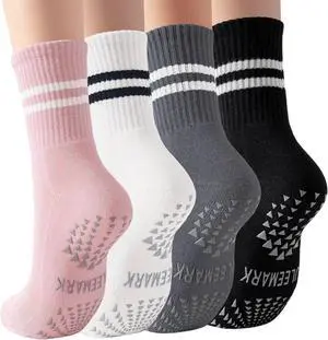 Womens Pilates Non slip Yoga Socks Dance Gym Exercise Ankle Socks Womens Pilates Non slip Yoga Socks Dance Gym Exercise Ankle Socks