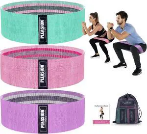 Fabric Resistance Bands for Working Out, 5 Levels Booty Bands for Women Men, Cloth Workout Bands Resistance Loop Exercise Bands for Legs Butt at Home Fitness, Yoga, Pilates Fabric Resistance Bands for Working Out, 5 Levels Booty Bands for Women Men, Cloth Workout Bands Resistance Loop Exercise Bands for Legs Butt at Home Fitness, Yoga, Pilates