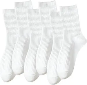 DOKUTOKU Womens Crew Socks Size 7-9 Cotton Cute Long Fall Workout Casual Socks 6 Pack DOKUTOKU Womens Crew Socks Size 7-9 Cotton Cute Long Fall Workout Casual Socks 6 Pack