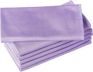 Puomue 6 Pack Microfiber Glass Cleaning Cloth, 16 Inch x 16 Inch, Lint Free Quickly Clean Window, Glasses, Windshields, Mirrors, and Stainless Steel, Purple Puomue 6 Pack Microfiber Glass Cleaning Cloth, 16 Inch x 16 Inch, Lint Free Quickly Clean Window, Glasses, Windshields, Mirrors, and Stainless Steel, Purple