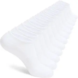 Mens Cotton Cushioned No Show Socks, Athletic Running Low Cut Socks | Soft Breathable Moisture Wicking Mens Cotton Cushioned No Show Socks, Athletic Running Low Cut Socks | Soft Breathable Moisture Wicking