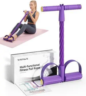 Pedal Resistance Band with Handle,6-Tubes Elastic Pull Rope Fitness Foot Pedal Resistance Bands for Women Girls Bestie Yoga Pilates Exercise Legs Calves Waist Arms Abdomen Pedal Resistance Band with Handle,6-Tubes Elastic Pull Rope Fitness Foot Pedal Resistance Bands for Women Girls Bestie Yoga Pilates Exercise Legs Calves Waist Arms Abdomen
