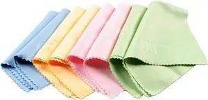 Microfiber Cleaning Cloths - for All LCD Screens, Tablets, Lenses, and Other Delicate Surfaces (8-Pack, 6x7) Microfiber Cleaning Cloths - for All LCD Screens, Tablets, Lenses, and Other Delicate Surfaces (8-Pack, 6x7)