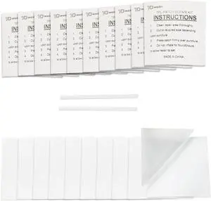 10Leccion 20 Pack of TPU Pool Patch Repair Kit for Air Mattress, Swimming Pool, Bounce House, Tent, Canvas, Canopy, Floats, Tubes Bed and Inflatable Toys with 2 Pieces Plastic Deflate Tubing 10Leccion 20 Pack of TPU Pool Patch Repair Kit for Air Mattress, Swimming Pool, Bounce House, Tent, Canvas, Canopy, Floats, Tubes Bed and Inflatable Toys with 2 Pieces Plastic Deflate Tubing