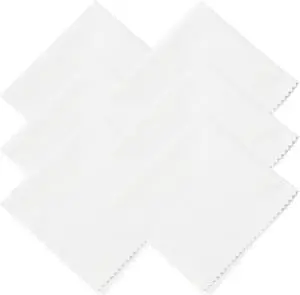 uxcell 6 Pcs Microfiber Cleaning Cloth for Glasses, 8 x 8 Inch Eyeglass Cleaning Cloth, Glasses Cleaner Wipes for Electronics Lenses Screens Cameras Cell Phones, Light White uxcell 6 Pcs Microfiber Cleaning Cloth for Glasses, 8 x 8 Inch Eyeglass Cleaning Cloth, Glasses Cleaner Wipes for Electronics Lenses Screens Cameras Cell Phones, Light White