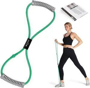 Figure 8 Resistance Bands with Handles, Arm Resistance Bands | Home Workout, Physical Therapy, Strength Training, Travel Portable, Arm workouts Figure 8 Resistance Bands with Handles, Arm Resistance Bands | Home Workout, Physical Therapy, Strength Training, Travel Portable, Arm workouts