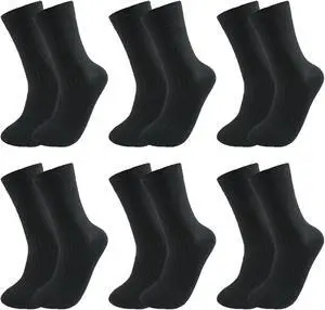 6-50 Pairs Crew Athletic Socks for Men Breathable Cushion Casual Sport Socks for Running Traveling 6-50 Pairs Crew Athletic Socks for Men Breathable Cushion Casual Sport Socks for Running Traveling