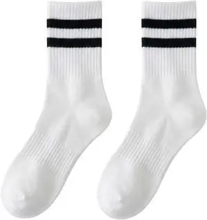 Rehelu Womens Striped Crew Socks Cotton Cozy Casual Athletic Long Socks for Women 4 Pairs Rehelu Womens Striped Crew Socks Cotton Cozy Casual Athletic Long Socks for Women 4 Pairs