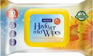 Nuage Hayfever Relief Wipes, Resealable Pack Nuage Hayfever Relief Wipes, Resealable Pack