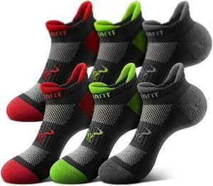 BULLIANT Men's 3-Pack Cushioned Athletic Running Ankle Socks-Arch Support | Fully Terry Sole | Breathable Nylon Blend Yarn | Anti-slip Y Heel Low Cut No show | Anti-blister Seamless Toe Closure BULLIANT Men's 3-Pack Cushioned Athletic Running Ankle Socks-Arch Support | Fully Terry Sole | Breathable Nylon Blend Yarn | Anti-slip Y Heel Low Cut No show | Anti-blister Seamless Toe Closure