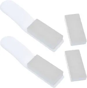 Cosmos Pack of 2 White Toilet Seat Pad Cover Lifter Lift Handle Cosmos Pack of 2 White Toilet Seat Pad Cover Lifter Lift Handle