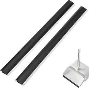 MAGICLULU 2Pcs Dustpan Edge Replacement Strip, 11.4 Inch Plastic Dust Pan Lip Inlet Pressing Strips for Stand Up Dustpans, Garbage Shovel, Home Office Cleaning Tool Repairs Accessory MAGICLULU 2Pcs Dustpan Edge Replacement Strip, 11.4 Inch Plastic Dust Pan Lip Inlet Pressing Strips for Stand Up Dustpans, Garbage Shovel, Home Office Cleaning Tool Repairs Accessory
