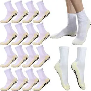 6 Pairs 4-12 Years Old Kids Soccer Grip Socks Anti Slip Athletic Socks Cushioned Football Crew Socks for Teens Boys 6 Pairs 4-12 Years Old Kids Soccer Grip Socks Anti Slip Athletic Socks Cushioned Football Crew Socks for Teens Boys