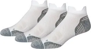 Amazon Essentials Men's Athletic Performance Low Cut Running Socks, Cushioned with Tab Back Amazon Essentials Men's Athletic Performance Low Cut Running Socks, Cushioned with Tab Back