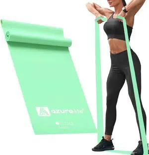 A AZURELIFE Professional Individual Exercise Resistance Bands, Single 5, 6,7 Ft or 8 Yards Elastic Bands, Non-Latex Stretch Bands for PT, Yoga, Pilates, Rehab, at-Home or The Gym Workouts A AZURELIFE Professional Individual Exercise Resistance Bands, Single 5, 6,7 Ft or 8 Yards Elastic Bands, Non-Latex Stretch Bands for PT, Yoga, Pilates, Rehab, at-Home or The Gym Workouts