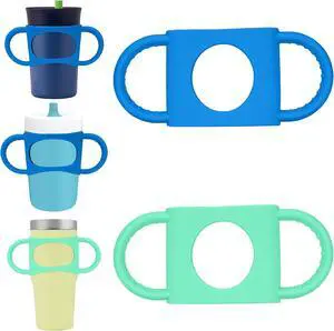 NiHome 2 Pcs Silicone Tumbler Handle for 12-15oz Kids Owala Zak Cup | Dual Grip, BPA Free Accessories Handle Fit for 14oz Simple Modern Contigo Kid Tumbler, Soft Anti Slip For Travel Outdoor NiHome 2 Pcs Silicone Tumbler Handle for 12-15oz Kids Owala Zak Cup | Dual Grip, BPA Free Accessories Handle Fit for 14oz Simple Modern Contigo Kid Tumbler, Soft Anti Slip For Travel Outdoor