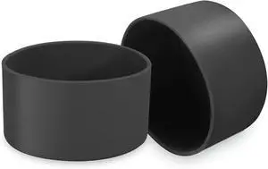 2 Pcs 3 Inch / 75mm Black Water Bottle Boot | Silicone Tumbler Sleeve, Water Bottle Bumper, Bottom Protector, For 20oz 30oz Tumbler 2 Pcs 3 Inch / 75mm Black Water Bottle Boot | Silicone Tumbler Sleeve, Water Bottle Bumper, Bottom Protector, For 20oz 30oz Tumbler