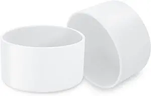 2 Pcs 3 Inch / 75mm White Water Bottle Boot | Silicone Tumbler Sleeve, Water Bottle Bumper, Bottom Protector, For 20oz 30oz 40oz Tumbler 2 Pcs 3 Inch / 75mm White Water Bottle Boot | Silicone Tumbler Sleeve, Water Bottle Bumper, Bottom Protector, For 20oz 30oz 40oz Tumbler