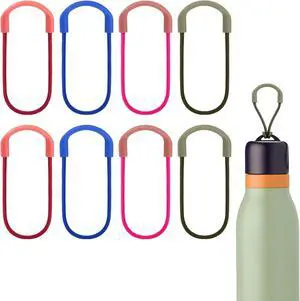Water Bottle Handle Loop for Owala FreeSip Twist 18oz & 24oz | Bottle Carry Loop Strap Set, 8 Pack, Multi-Color Water Bottle Handle Loop for Owala FreeSip Twist 18oz & 24oz | Bottle Carry Loop Strap Set, 8 Pack, Multi-Color