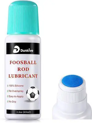 Foosball Rod, 100% Silicone Lubricant, No Spill Applicator | Foosball Lubrication Oil for Table Rods Accessories Foosball Rod, 100% Silicone Lubricant, No Spill Applicator | Foosball Lubrication Oil for Table Rods Accessories