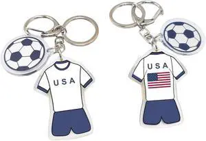 2026 World Cup Soccer Keychain - World Cup Pride Accessory, Football Fan Gift & Souvenir (2PCS) 2026 World Cup Soccer Keychain - World Cup Pride Accessory, Football Fan Gift & Souvenir (2PCS)