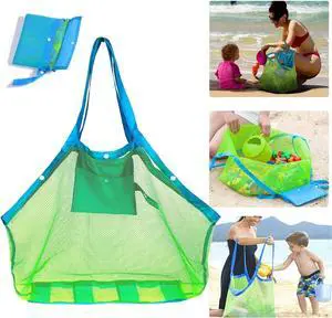 SupMLC Mesh Extra Large Beach Bags and Totes - Holds Toys, Towels, Sand Away - For Children's Toys, Market, Grocery, Picnic SupMLC Mesh Extra Large Beach Bags and Totes - Holds Toys, Towels, Sand Away - For Children's Toys, Market, Grocery, Picnic