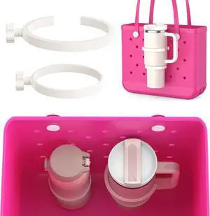 OUTXE 2 Pack Cup Holder for Bogg Bag, Fits 16-40oz Stanley, Insert Drink Holder Attachment Compatible with All Bogg Bags & Simply Southern Beach Tote Bag OUTXE 2 Pack Cup Holder for Bogg Bag, Fits 16-40oz Stanley, Insert Drink Holder Attachment Compatible with All Bogg Bags & Simply Southern Beach Tote Bag