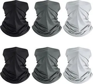 Geyoga Neck Gaiter Cooling Face Bandana Mask for Men | Summer Breathable Stretch Wicking, Sun Wind Dust UV Protection, Quick Dry & Washable, 100% Polyester Geyoga Neck Gaiter Cooling Face Bandana Mask for Men | Summer Breathable Stretch Wicking, Sun Wind Dust UV Protection, Quick Dry & Washable, 100% Polyester