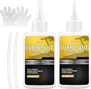 100% Pure Silicone Treadmill Lube - 7oz/200ml Treadmill Lubricant for Belt - Premium Silicone Oil with Application Tubes - Suitable for Most Treadmill Lubrication - Non-Toxic and Odorless 100% Pure Silicone Treadmill Lube - 7oz/200ml Treadmill Lubricant for Belt - Premium Silicone Oil with Application Tubes - Suitable for Most Treadmill Lubrication - Non-Toxic and Odorless