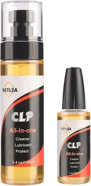 CLP Gun Oil 4.4oz Cleaner, Lube & Rust Protectant Spray | CLP 3-in-1: cleans, lubes & prevents rust. Includes 3.4oz spray + 1oz needle oiler. For all firearms. Precision application. CLP Gun Oil 4.4oz Cleaner, Lube & Rust Protectant Spray | CLP 3-in-1: cleans, lubes & prevents rust. Includes 3.4oz spray + 1oz needle oiler. For all firearms. Precision application.
