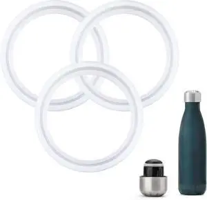 Water Bottle Gaskets Replacement Silicone Sealing Rings,3 Pack | Water Bottle Gaskets Replacement Silicone Sealing Rings for koodee & Mira 9 oz,12 oz,17 oz Cola Shape Water Bottle, BPA-Free Water Bottle Gaskets Replacement Silicone Sealing Rings,3 Pack | Water Bottle Gaskets Replacement Silicone Sealing Rings for koodee & Mira 9 oz,12 oz,17 oz Cola Shape Water Bottle, BPA-Free