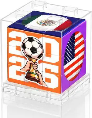 2026 World Soccer Cup Themed 3x3 Cube Puzzle, Football Sports Celebration Brain Puzzle Toy, Memorable Decor for Sport Fans 2026 World Soccer Cup Themed 3x3 Cube Puzzle, Football Sports Celebration Brain Puzzle Toy, Memorable Decor for Sport Fans