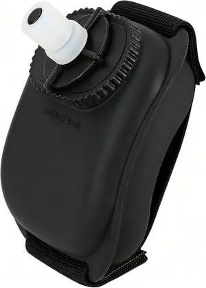 Hands-Free Wrist Water Bottle - 7oz Leak-Proof Silicone Sports Flask | BPA-free wearable water bottle for running, cycling, marathon, gym & outdoor activities. Lightweight black sports flask. Hands-Free Wrist Water Bottle - 7oz Leak-Proof Silicone Sports Flask | BPA-free wearable water bottle for running, cycling, marathon, gym & outdoor activities. Lightweight black sports flask.