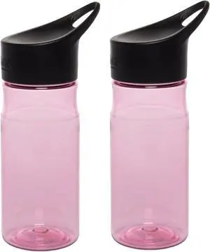 Intak Thermos Water Bottle (2 Pack) Set 18oz Portable Plastic Hydration With Water Bottle Cap Handle Intak Thermos Water Bottle (2 Pack) Set 18oz Portable Plastic Hydration With Water Bottle Cap Handle
