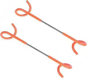 Alnicov 2PCS Camping Hook Hanger,Hook Lantern Lamp Hanger Tent Pole Post Hook Hanging for Fishing Camping Travelling Adventure,Orange Alnicov 2PCS Camping Hook Hanger,Hook Lantern Lamp Hanger Tent Pole Post Hook Hanging for Fishing Camping Travelling Adventure,Orange