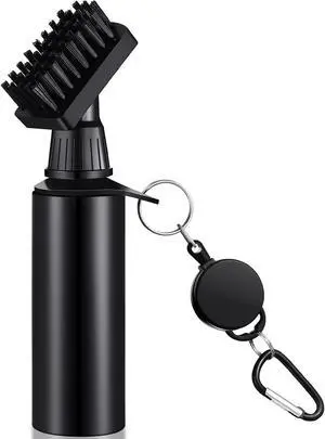 Meanplan Golf Clubs Cleaning Water Brush, Retractable Aluminum Climbing Hook Golf Club Groove Cleaner, Nylon Brush Head and Squeeze Water Bottle Holds 4 Ounces Meanplan Golf Clubs Cleaning Water Brush, Retractable Aluminum Climbing Hook Golf Club Groove Cleaner, Nylon Brush Head and Squeeze Water Bottle Holds 4 Ounces